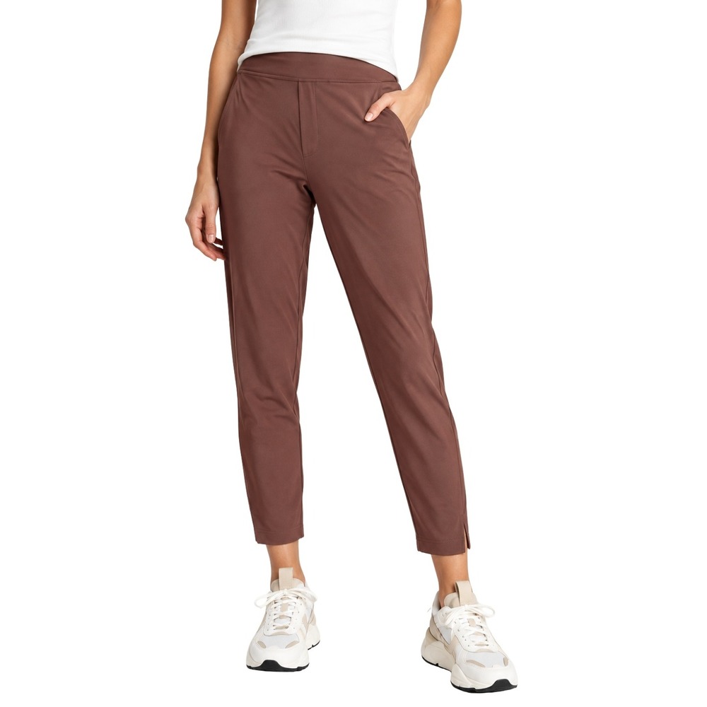 Athleta Pants Womens 20 Mahogany Brown Stellar Skinny Trouser High Rise Stretch